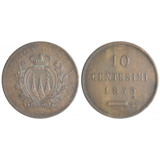 10 Centesimi 1875