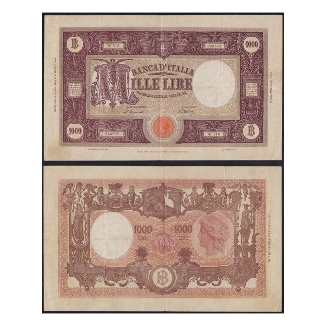 1.000 Lire 1945 Grande "M" (B.I.)