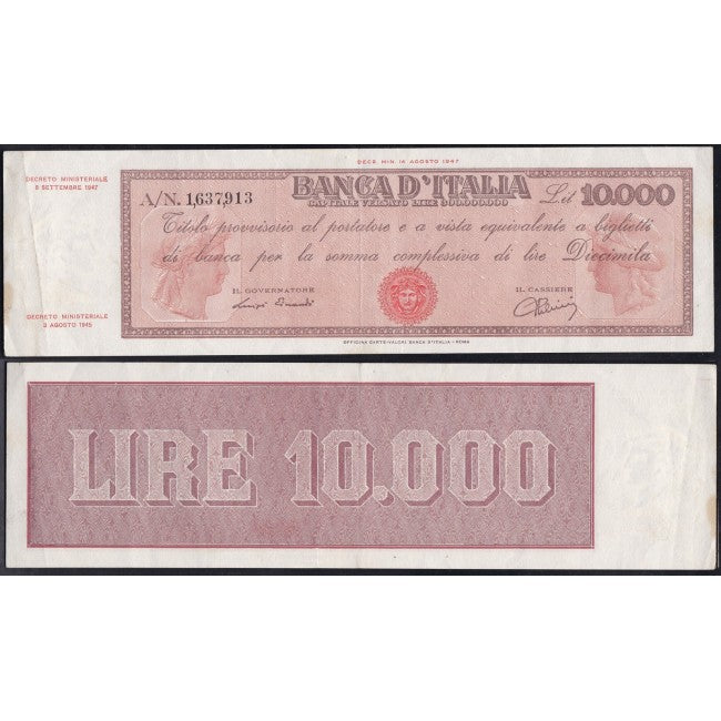 10.000 Lire 1947 titolo provvisorio (Medusa)