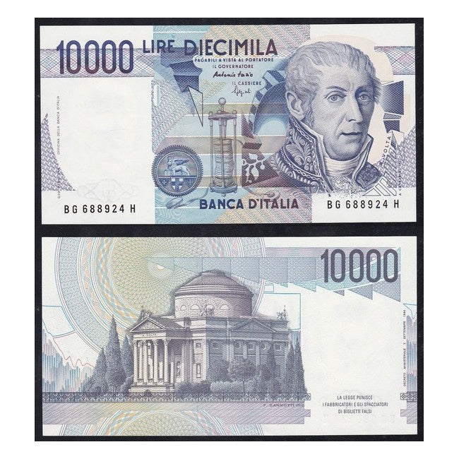 10.000 Lire 1995 Alessandro Volta