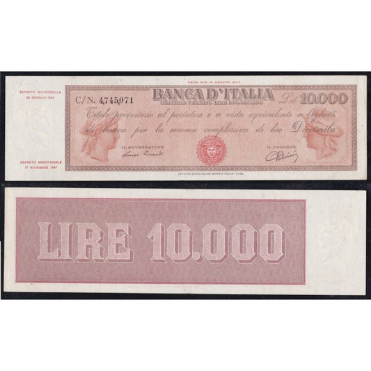 10.000 Lire 1948 Titolo provvisorio (Medusa)