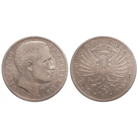 2 Lire 1902 Aquila Sabauda