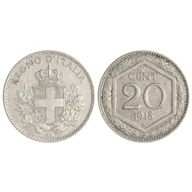 20 Centesimi 1919 esagono