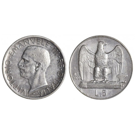 5 Lire 1929 Aquilino