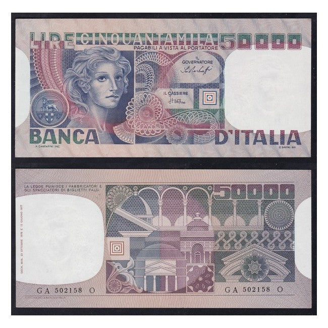 50.000 Lire 1978 Volto di donna