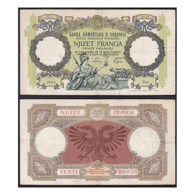 Albania - 20 Franchi 1939