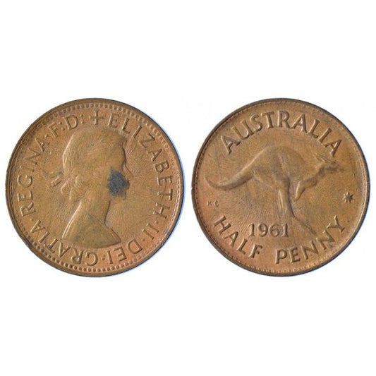 Australia 1/2 Penny 1961