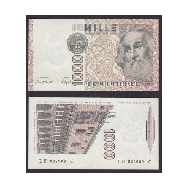 Biglietti di banca 1.000 Lire 1988 Marco Polo