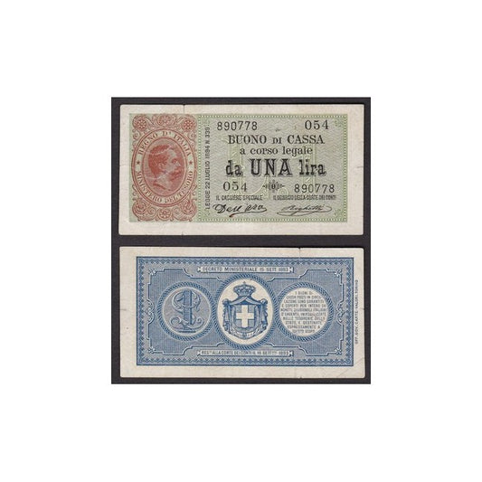 Buoni di cassa 1 Lira 1894