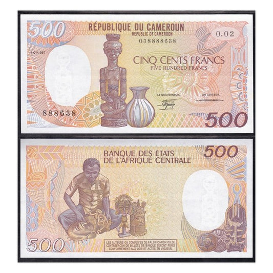 Cameroun 500 Francs 1987