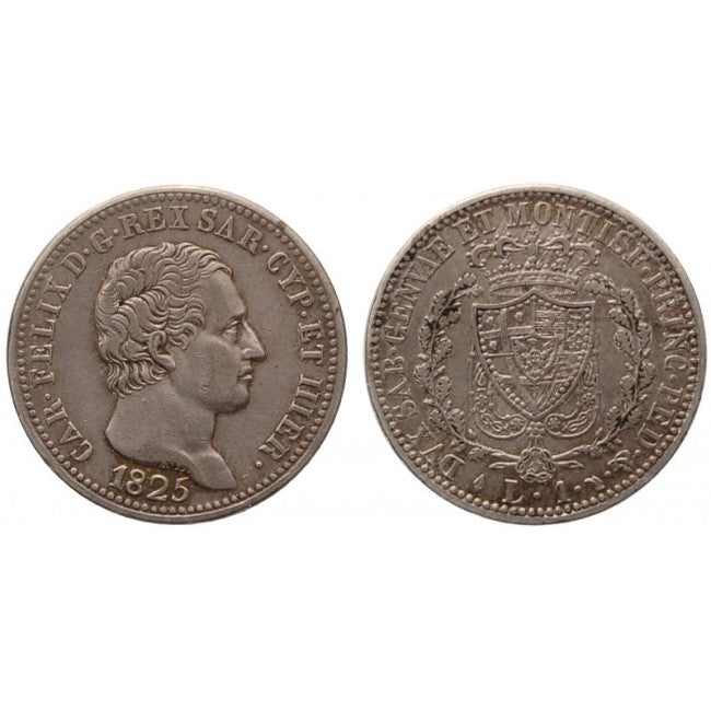 Carlo Felice - 1 Lira 1825