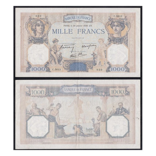 Francia 1.000 Francs 1939