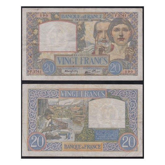 Francia 20 Francs 1941