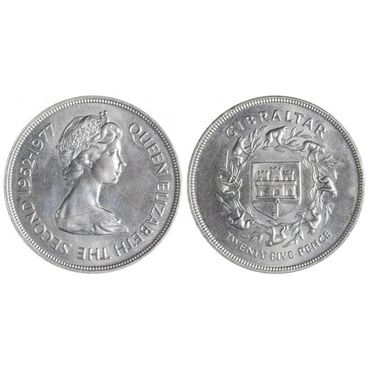 Gibilterra 25 Pence 1977