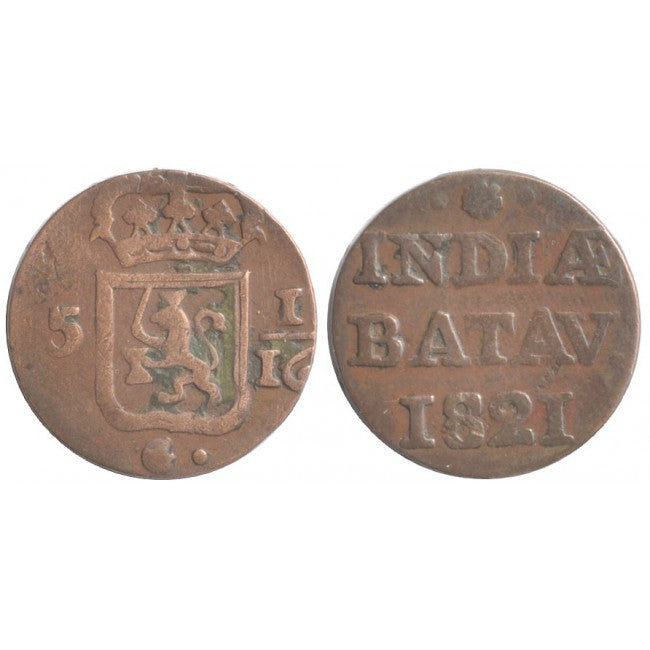 Indie orientali olandesi (Sumatra) Duit 1821