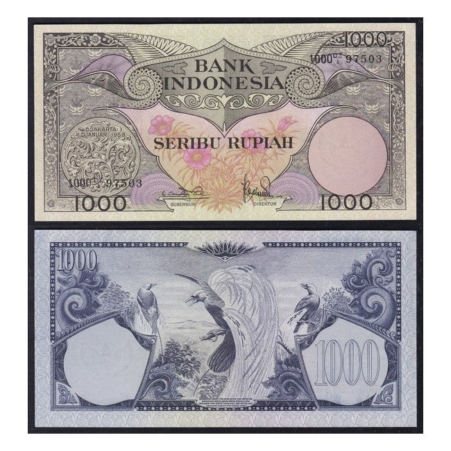 Indonesia 1000 Rupiah 1959