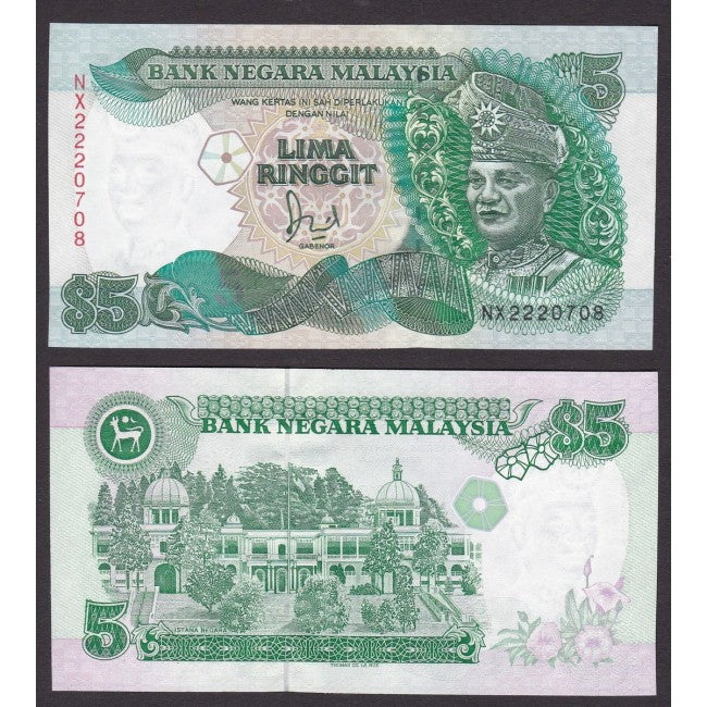 Malesia 5 Ringgit 1986