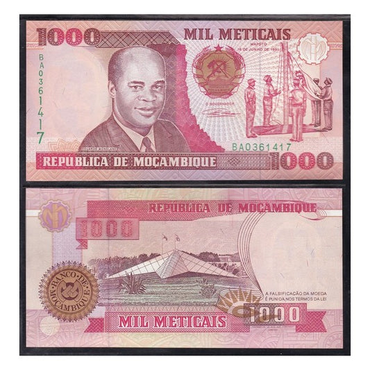 Mozambico 1.000 Meticais 1991