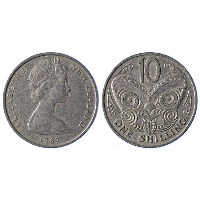 Nuova Zelanda 10 Cents 1967