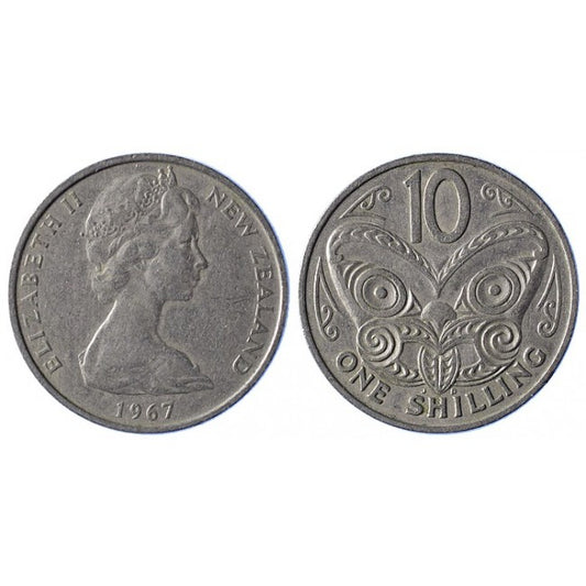 Nuova Zelanda 10 Cents 1967