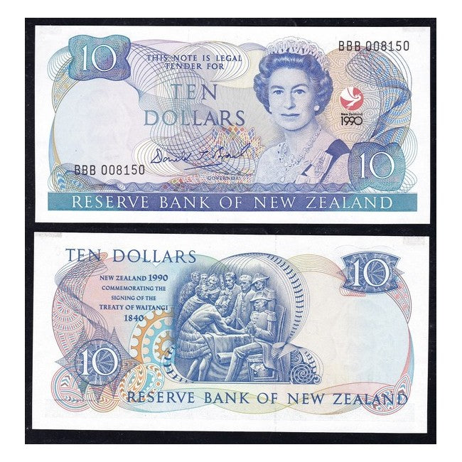 Nuova Zelanda 10 Dollars 1990