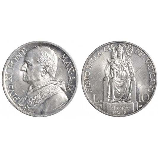 Pio XI (1929-1938) 10 Lire 1930 IX