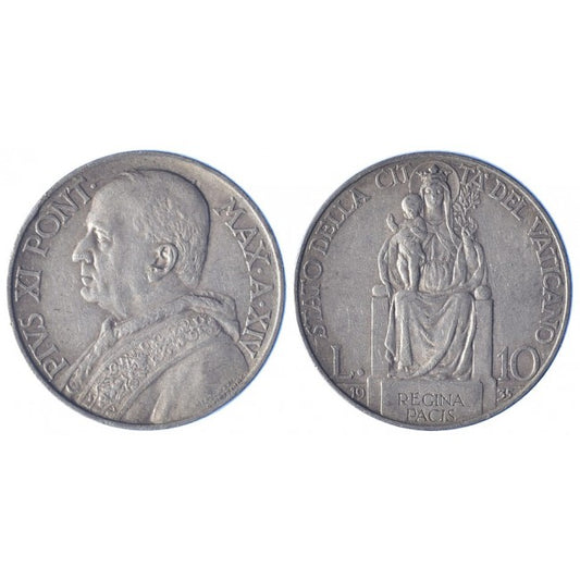 Pio XI (1929-1938) 10 Lire 1935 XIV