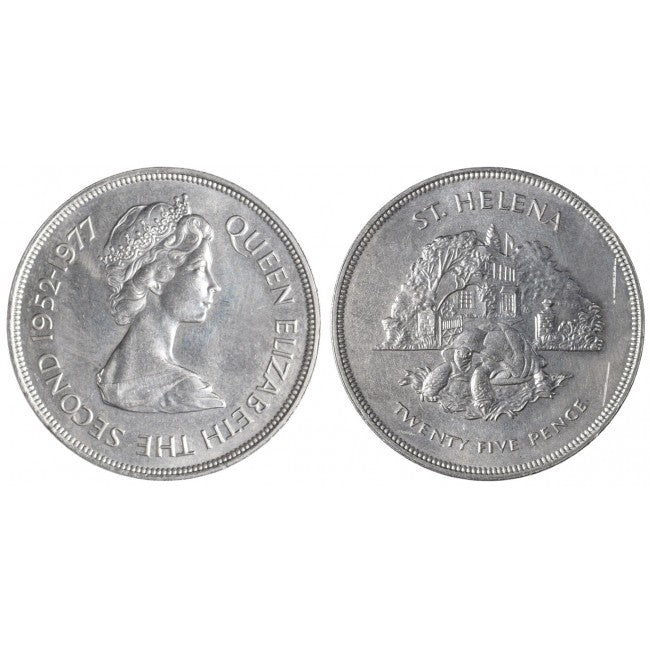 Sant' Elena  25 Pence 1977