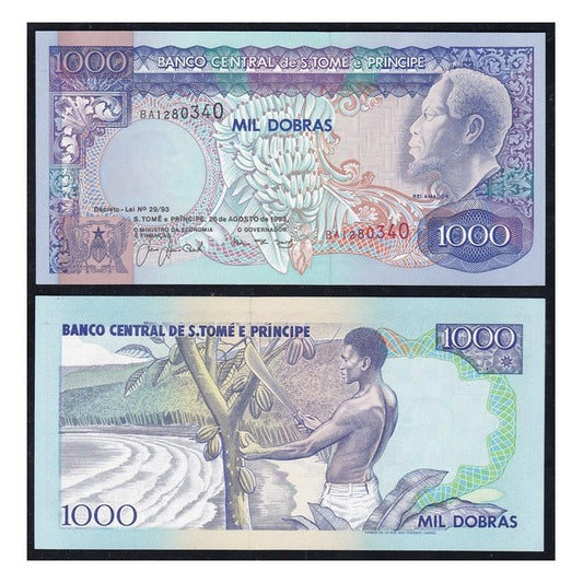 Sao Tomè e Principe 1000 Dobras 1993