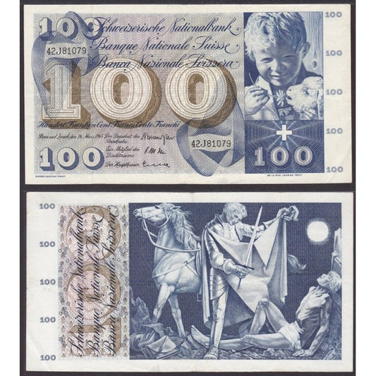 Svizzera 100 Franken 1963