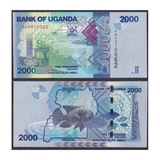 Uganda 2.000 Shillings 2010