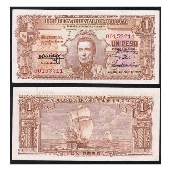 Uruguay 1 Peso 1939