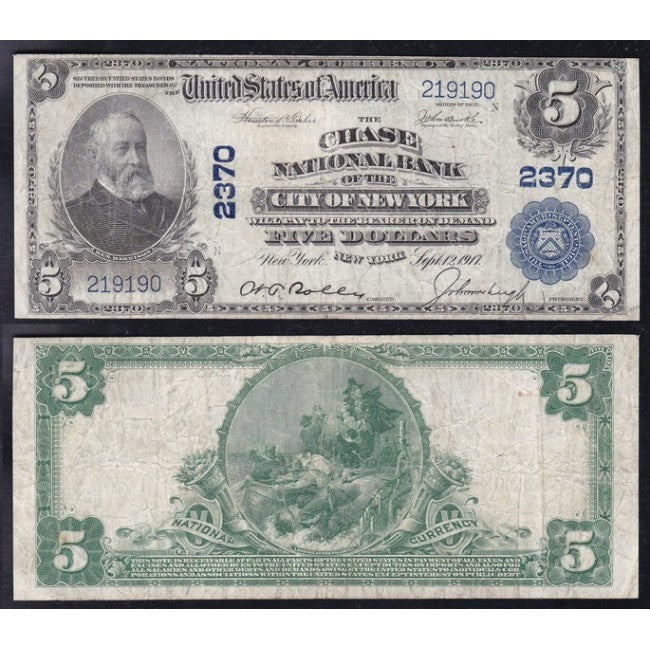 USA Five  Dollars 1917